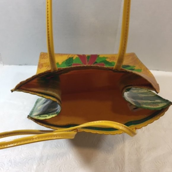 Liz Claiborne Vinyl Mini Merry Christmas Tote Bag 9x4x8 - Picture 5 of 12